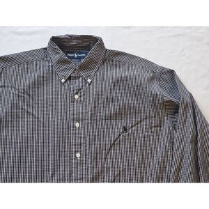 Polo Ralph Lauren Shirt Mens 16 1/2 Long Sleeve‎ Button Pony Casual Yarmouth